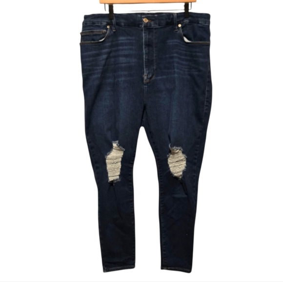 Good American Denim - Good American High Rise Skinny Jean Size 20-26.